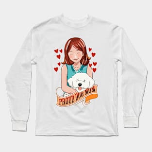 Dog Mom Long Sleeve T-Shirt